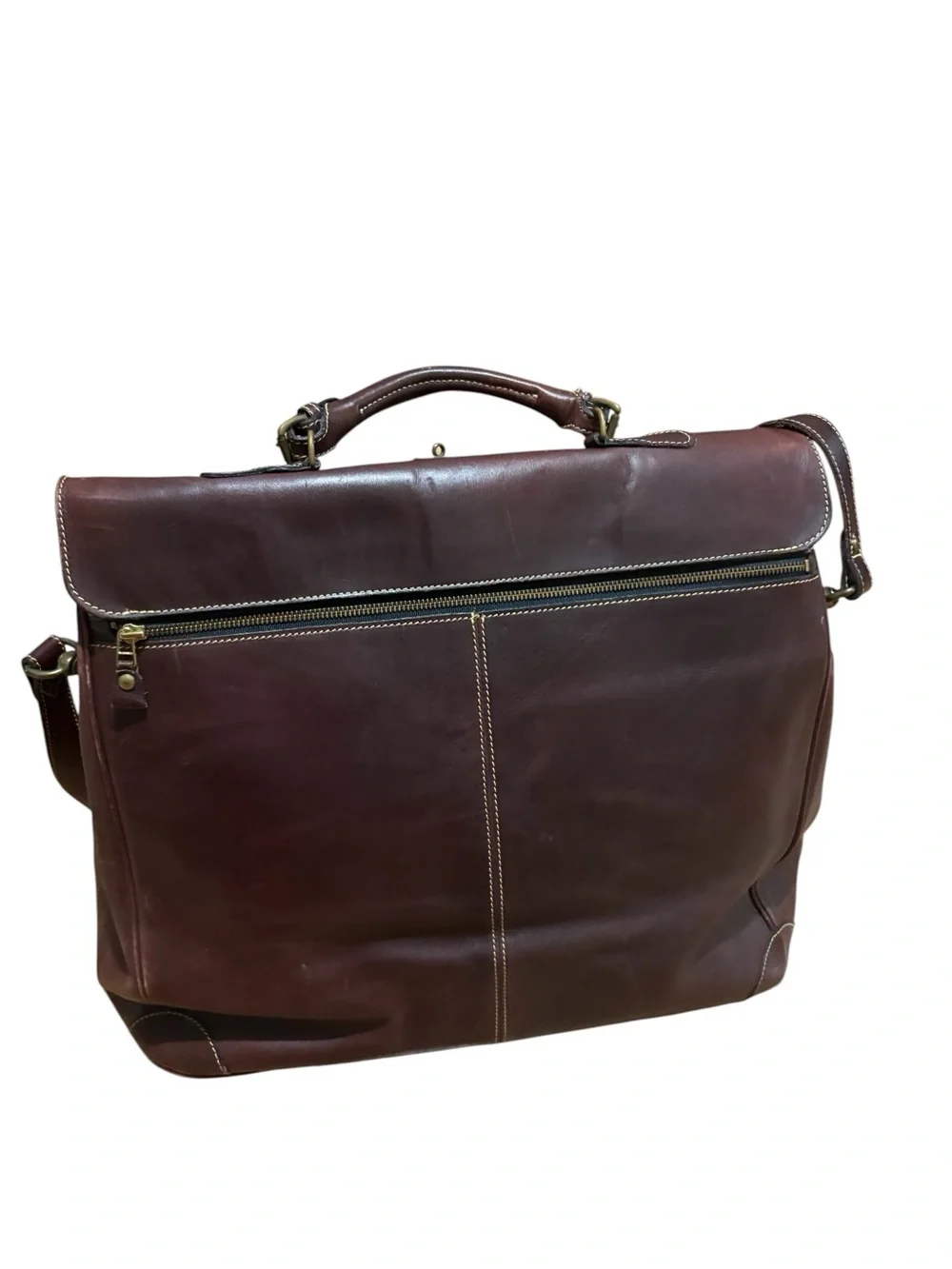 Vintage Holland Brothers Leather Polo Bag